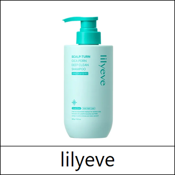 [lilyeve] (j) Scalp Turn Cica PDRN Deep Clean Shampoo 500ml / 341(31)01(0.7) / 15,700 won(R)