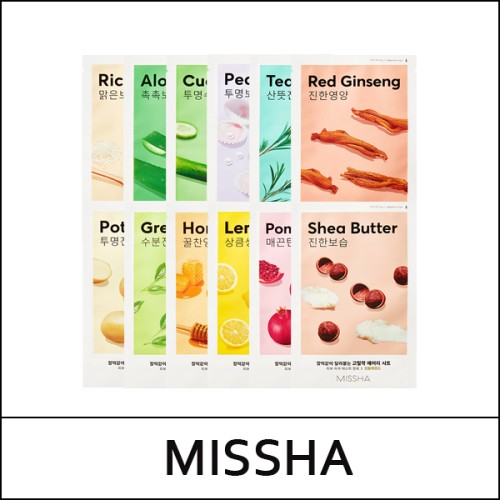 [MISSHA] (hp) Airy Fit Sheet Mask 19g * 10ea / #Lemon / EXP 2026.05 / 3499() / 1,000 won(R)