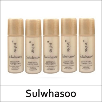 [Sulwhasoo] (sg) Essential Perfecting Balancing Emulsion 5ml*15ea(Total 75ml) / 자음유액 페펙팅 / 05(54)35(5) / 6,800 won(R) / S