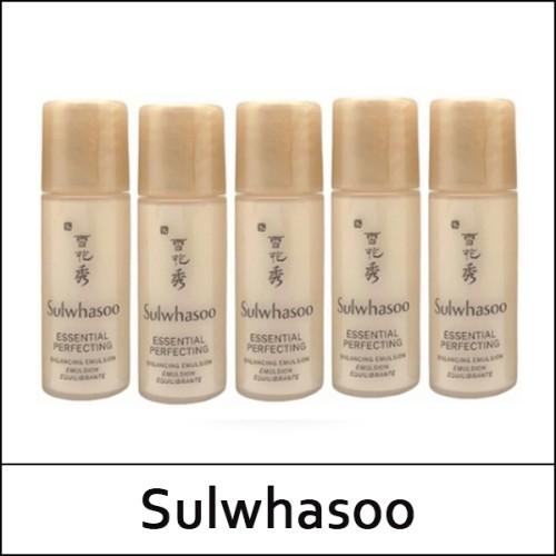 [Sulwhasoo] (sg) Essential Perfecting Balancing Emulsion 5ml*15ea(Total 75ml) / 자음유액 페펙팅 / 05(54)35(5) / 6,800 won(R) / S