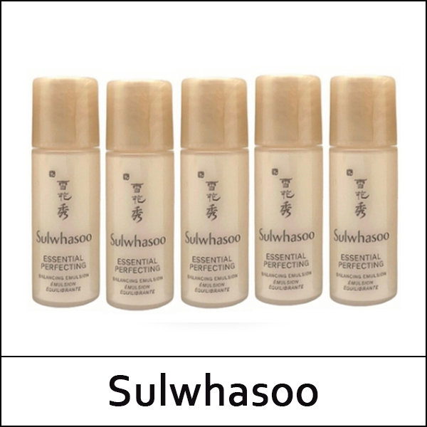 [Sulwhasoo] (sg) Essential Perfecting Balancing Emulsion 5ml*15ea(Total 75ml) / 자음유액 페펙팅 / 05(54)35(5) / 6,800 won(R) / S