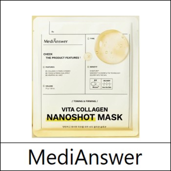 [MediAnswer] (jj) Vita Collagen Nanoshot Mask (37g*5ea) 1 Pack / 52115(5) / 14,500 won(R)