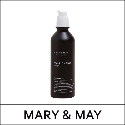[MARY & MAY] (sc) Vitamin C + Bifida Lotion 120ml / EXP 2026.12 / Box 20 / (bo) 8799(4) / 6,000 won
