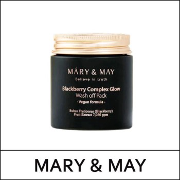 [MARY & MAY] (bo) Blackberry Complex Glow Wash Off Pack 125g / 31150(5) / 12,200 won(R)