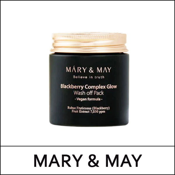 [MARY & MAY] (bo) Blackberry Complex Glow Wash Off Pack 125g / 31150(5) / 12,200 won(R)