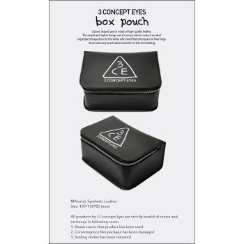 [3 CONCEPT EYES] 3CE ★ Big Sale 65% ★ Box Pouch / 27,000 won(4) / 재고