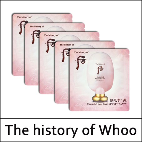 [The History Of Whoo] (sg) Gongjinhyang Mi Essential Sun Base 1ml*120ea(Total 120ml) / 781(71)15(7) / 21,500 won(R) / S