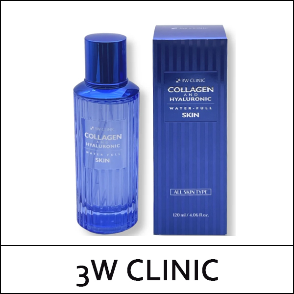 [3W Clinic] (b) Collagen and Hyaluronic Water-Full Skin 120ml / EXP 2027.01 / 50199(4) / 5,000 won(R)