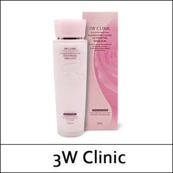 [3W Clinic] (b) Flower Effect Extra Moisturizing Emulsion 150ml /  EXP 2027.01 / 0399(4) / 1,500 won(R)