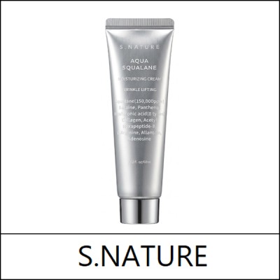 [S.NATURE] (oy) Aqua Squalane Moisturizing Cream 60ml / 82(252)99(11) / 28,000 won(R)