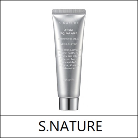 [S.NATURE] (oy) Aqua Squalane Moisturizing Cream 60ml / 82(252)99(11) / 28,000 won(R)