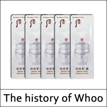 [The History Of Whoo] (sg) Gongjinhyang Seol Radiant White Moisture Cream 1ml*120ea(Total 120ml) / 설 미백 수분크림 / 352(32)/22(02)35(7) / 29,700 won(R) / S