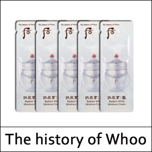 [The History Of Whoo] (sg) Gongjinhyang Seol Radiant White Moisture Cream 1ml*120ea(Total 120ml) / 설 미백 수분크림 / 352(32)/22(02)35(7) / 29,700 won(R) / S