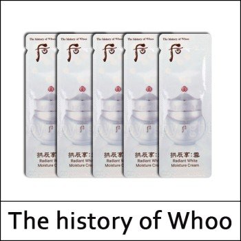 [The History Of Whoo] (sg) Gongjinhyang Seol Radiant White Moisture Cream 1ml*120ea(Total 120ml) / 설 미백 수분크림 / 352(32)/22(02)35(7) / 29,700 won(R) / S