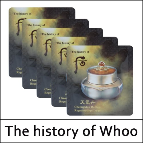 [The History Of Whoo] (sg) Cheongidan Radiant Regenerating Cream 1ml*120ea(Total 120ml) / 천기단 화현 크림 / (sgL) 671(61)/561(51) / 132(12)25(7) / 28,900 won(R)