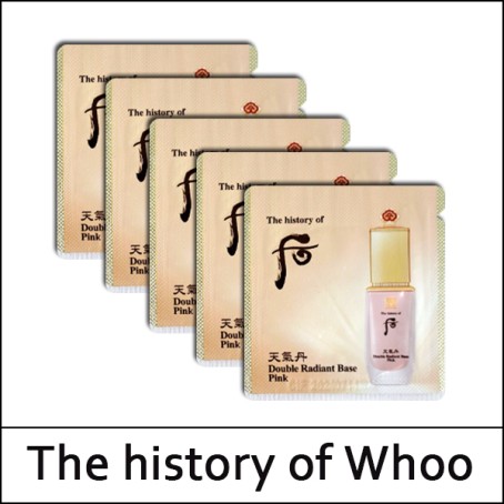 [The History Of Whoo] (sg) Cheongidan Double Radiant Base Pink 1ml*120ea(Total 120ml) / 121(11)35(6) / 16,4000 won(R)