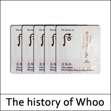 [The History Of Whoo] (sg) Cheongidan Illuminating Regenerating Essence 1ml*120ea(Total 120ml) / 화현 일루미네이팅 에센스 / (sgL) 121(11)/341(31) / 671(61)25(7) / 22,000 won(R)