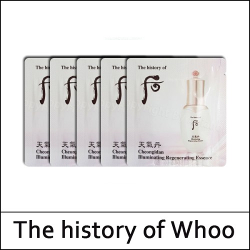[The History Of Whoo] (sg) Cheongidan Illuminating Regenerating Essence 1ml*120ea(Total 120ml) / 화현 일루미네이팅 에센스 / (sgL) 121(11)/341(31) / 671(61)25(7) / 22,000 won(R)