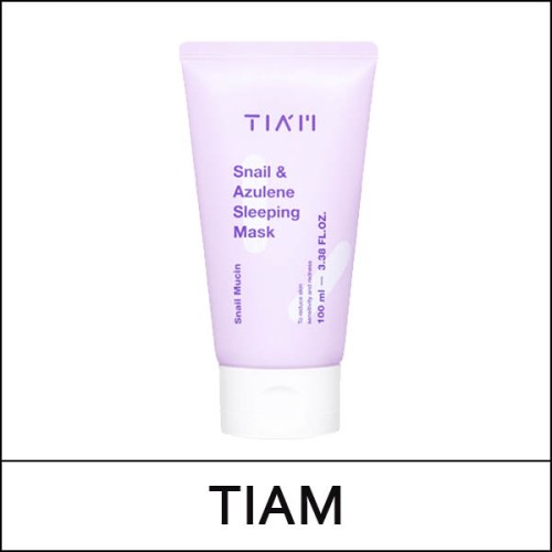 [TIA'M] (pwL) Snail & Azulene Sleeping Mask 100ml / EXP 2026.12 / NEW 2024 / Box 44 / 87(12)99 / 5,000 won(R)