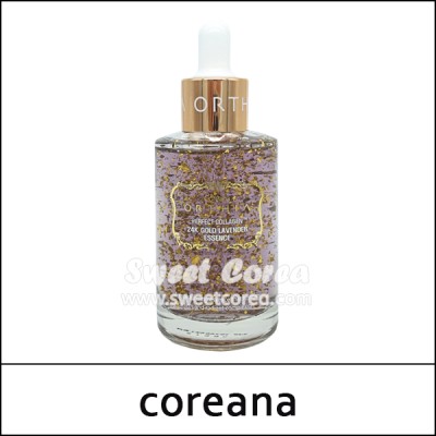 [Coreana] (bo) ORTHIA Perfect Collagen 24K Gold Lavender Essence 50ml / EXP 2026.05 / (a) 58 / 7799(8) / 1,000 won(R)