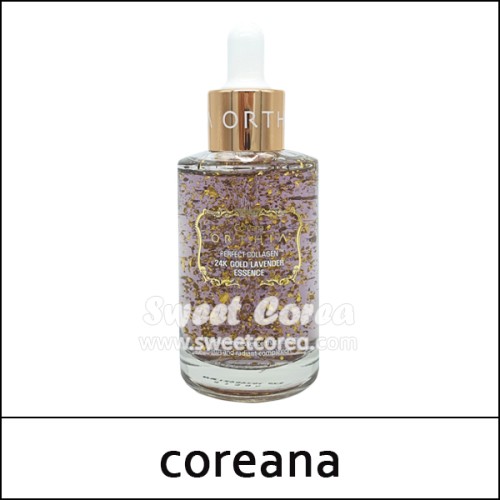 [Coreana] (bo) ORTHIA Perfect Collagen 24K Gold Lavender Essence 50ml / EXP 2026.05 / (a) 58 / 7799(8) / 1,000 won(R)
