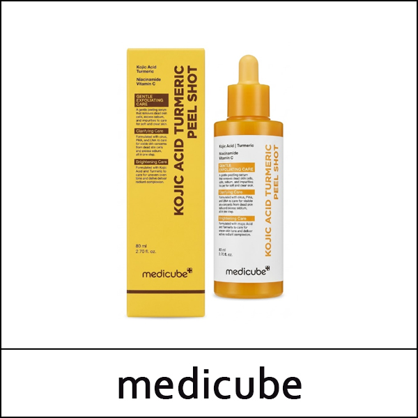 [medicube] (j) Kojic Acid Turmeric Peel Shot 80ml / 31(21)01(10) / 14,300 won(R)