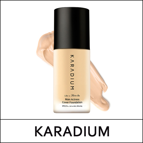 [KARADIUM] (b) Like A Movie Star Main Actress Cover Foundation 30ml - 21호 / EXP 2027.05 / 76/5601(11) / 5,000 won(R)