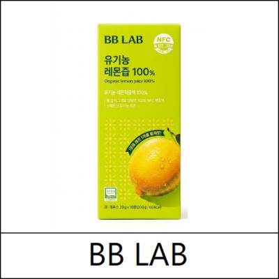 [BB LAB] (bo) Organic Lemon Juice 100% (20g × 10 sticks) 1 Pack / 121(11)50(6) / 12,900 won()