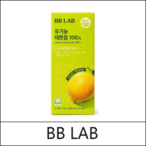 [BB LAB] (bo) Organic Lemon Juice 100% (20g × 10 sticks) 1 Pack / 121(11)50(6) / 12,900 won()
