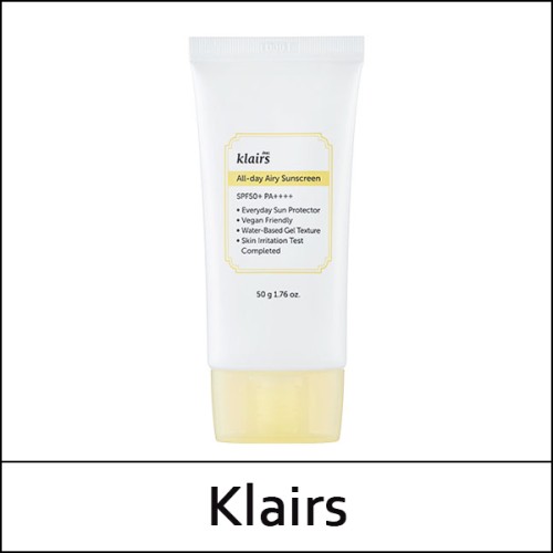 [Klairs] (n) All Day Airy Sunscreen 50g / EXP 2026.05 / 41/66199(16) / 1,000 won(R)