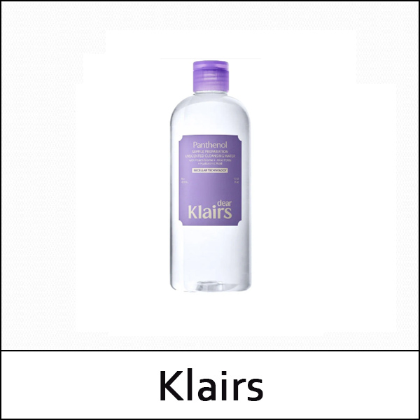[Klairs] (i) Supple Preparation Unscented Cleansing Water 50ml / Mini / 0299(17) / 2,000 won(R)