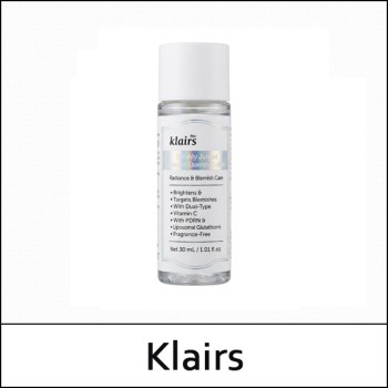 [Klairs] (i) Freshly Juiced Vitamin Essence Toner 30ml / Mini / 5299(20) / 2,500 won(R)