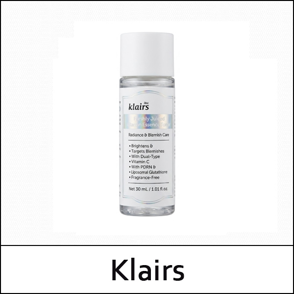 [Klairs] (i) Freshly Juiced Vitamin Essence Toner 30ml / Mini / 5299(20) / 2,500 won(R)