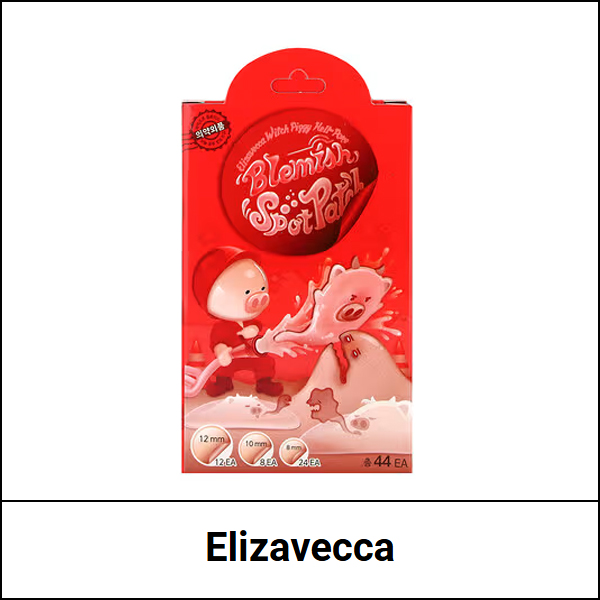 [Elizavecca] (bo) Witch Piggy Hell-Pore Blemish Spot Patch (22patches*2sheets) / 7104(80) / 2,400 won(R)
