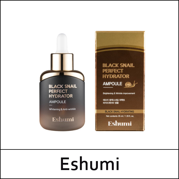 [Eshumi] (b) Black Snail Perfect Hydrator Ampoule 35ml / EXP 2027.01 / 99(16) / 1,000 won(R)