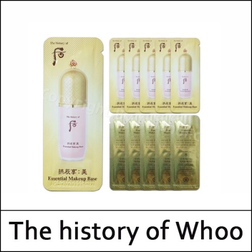 [The History Of Whoo] (sg) Gongjinhyang Mi Essential Makeup Base 1ml*120ea(Total 120ml) / 231(21)15(7) / 15,200 won(R) / S