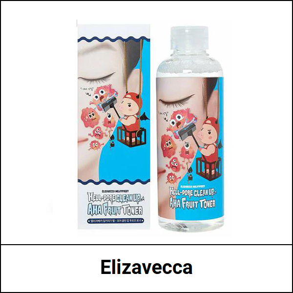 [Elizavecca] (bo) Hell Pore Clean Up AHA Fruit Toner 200ml / EXP 2027.02 / 99(6) / 3,000 won(R)