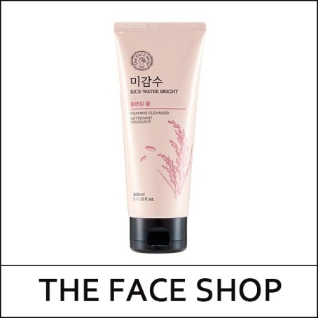 [THE FACE SHOP] ★ Sale 45% ★ (hpL) Rice Water Bright Facial Cleansing Foam 300ml / Big Size / (cu) 65 / 12,500 won(4)