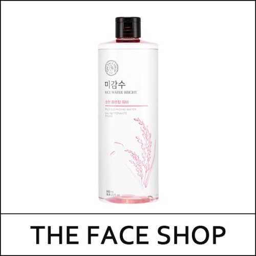 [THE FACE SHOP] (hpL) Rice Water Bright Mild Cleansing Water 500ml / EXP 2027.04 / 0850(0.7) / 4,000 won(R)