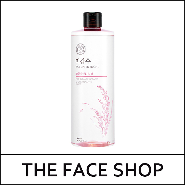 [THE FACE SHOP] (hpL) Rice Water Bright Mild Cleansing Water 500ml / EXP 2027.04 / 0850(0.7) / 4,000 won(R)