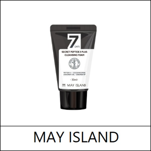 [MAY ISLAND] (s) 7Days Secret Peptide 8 Plus Cleansing Foam 30ml / EXP 2026.06 / Mini Size / 6699(20) / 500 won(R)