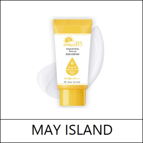 [MAY ISLAND] MAYISLAND (s) Hyalu B5 Ampoule Drop Tone-Up Sun Cream 70ml / EXP 2026.09 / 8650(14) / 2,500 won(R)