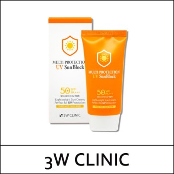 [3W Clinic] (b) Multi Protection UV Sun Block 70ml / Box 100 / 9135(16) / 2,600 won(R)