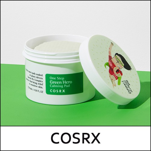 [COSRX] ★ Sale 43% ★ (tm) One Step Green Calming Pad 70 Pads / EXP 2026.11 / 7999(7) / 5,000 won