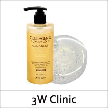 [3W Clinic] (b) Collagen & Luxury Gold Cleansing Gel 300ml / 3650(4) / 6,600 won(R) / Sold Out