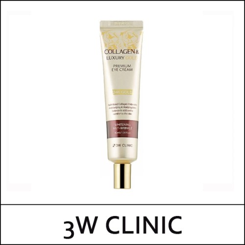 [3W Clinic] (b) Collagen & Luxury Gold Premium Eye Cream 40ml / Box 20/80 / 0303(20) / 3,900 won(R)