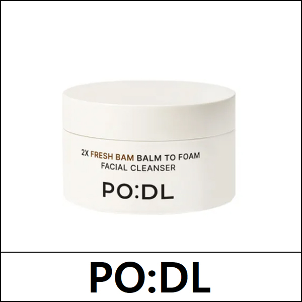 [PO:DL] ★ Sale 40% ★ (jn) PODL 2X Fresh Bam Balm To Foam Facial Cleanser 130ml / (sc) 821 / 431(221)(6R)43 / 32,000 won(6R)