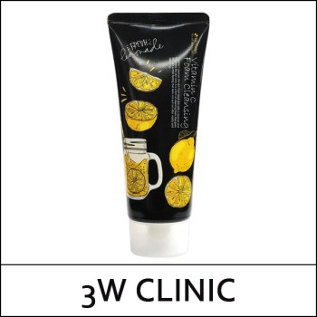 [3W Clinic] (b) Vitamin C Foam Cleansing 100ml / EXP 2027.01 / Box / 0199(10) / 700 won(R) / S