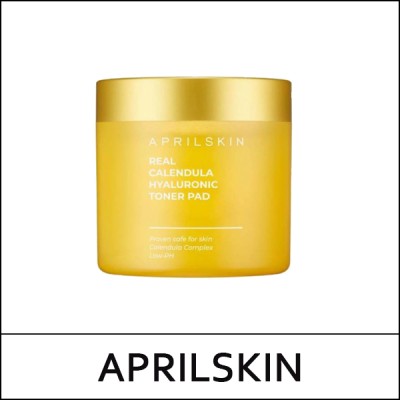 [April Skin] (bo) Real Carendula Hyaluronic Toner Pad 60ea(140g) / EXP 2026.06 / 891(81)99(6) / 18,600 won(R)