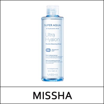 [MISSHA] (hp) Super Aqua Ultra Hyalon Micellar Cleansing Water 500ml / EXP 2026.12 / 2,500 won(R)
